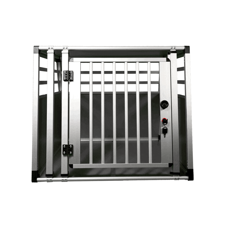 Hundebox Aluminium Einzelbox drehend