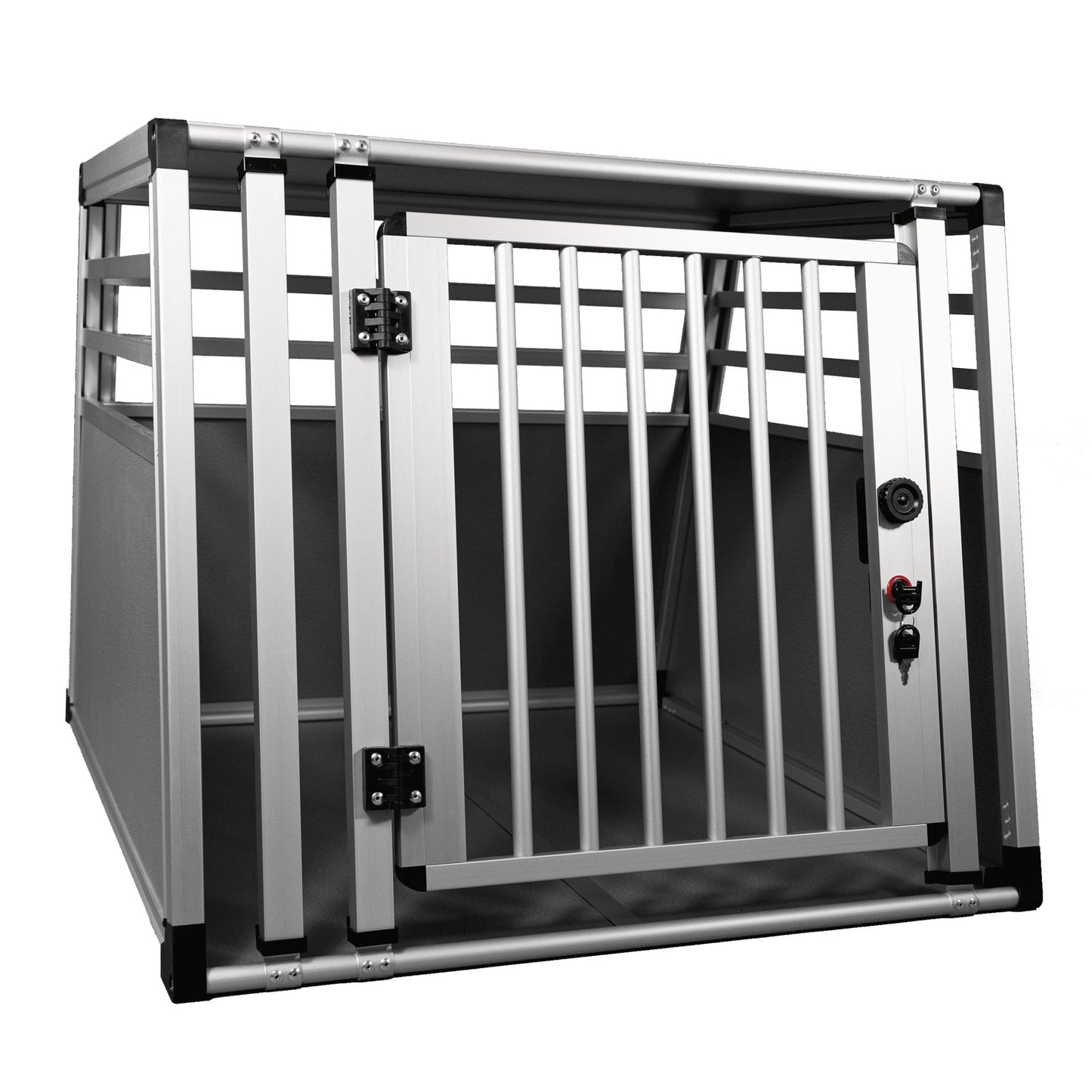 Hundebox_Einzelbox_Ansicht_schraeg_von_links