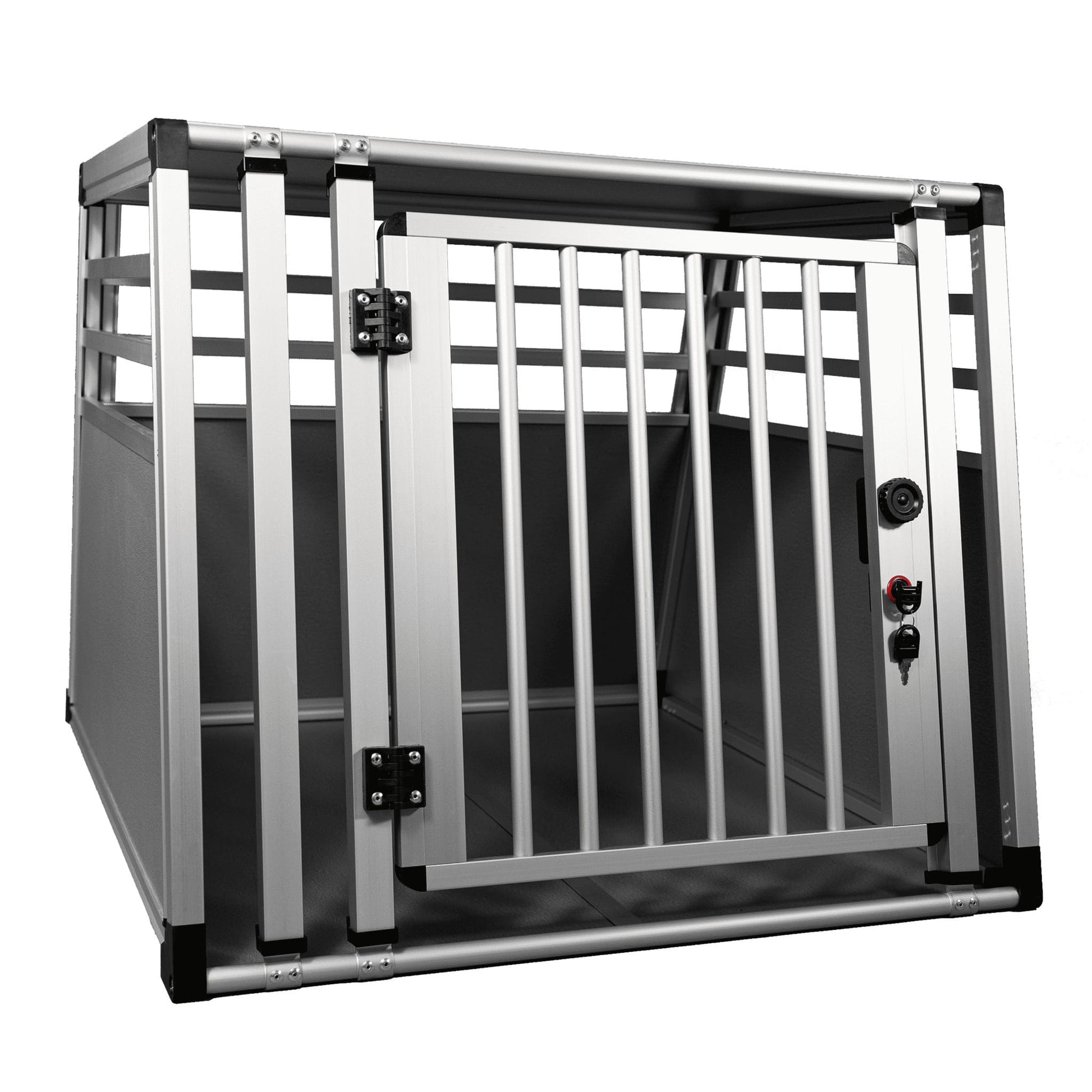 Hundebox_Einzelbox_Ansicht_schraeg_von_links