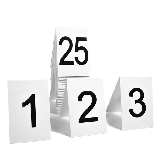 Parcoursnummern Nummernschilder 1-25 Hoopers Agility4