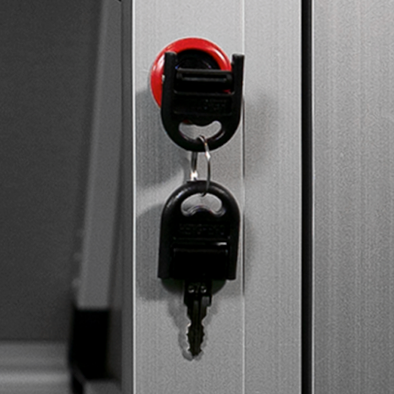 Hundebox Aluminium Schloss