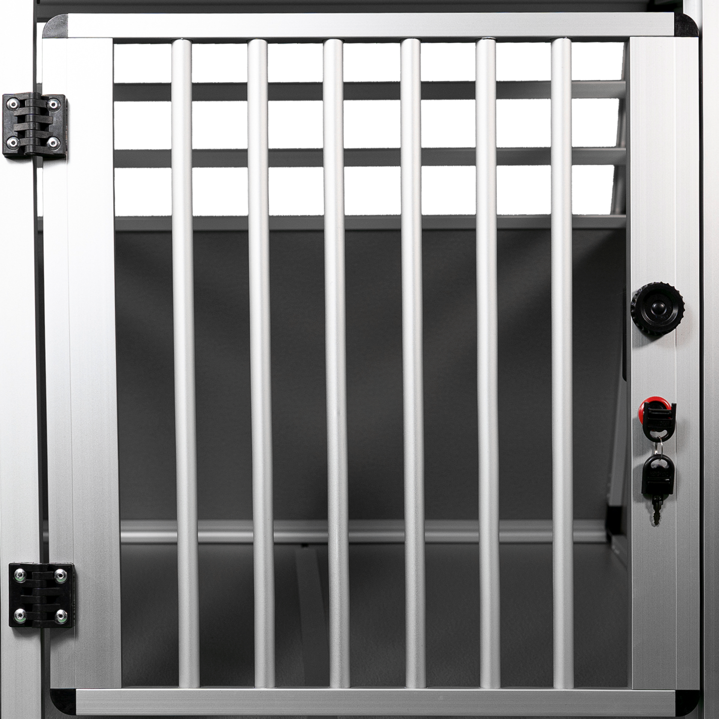 Hundebox Aluminium Tuere