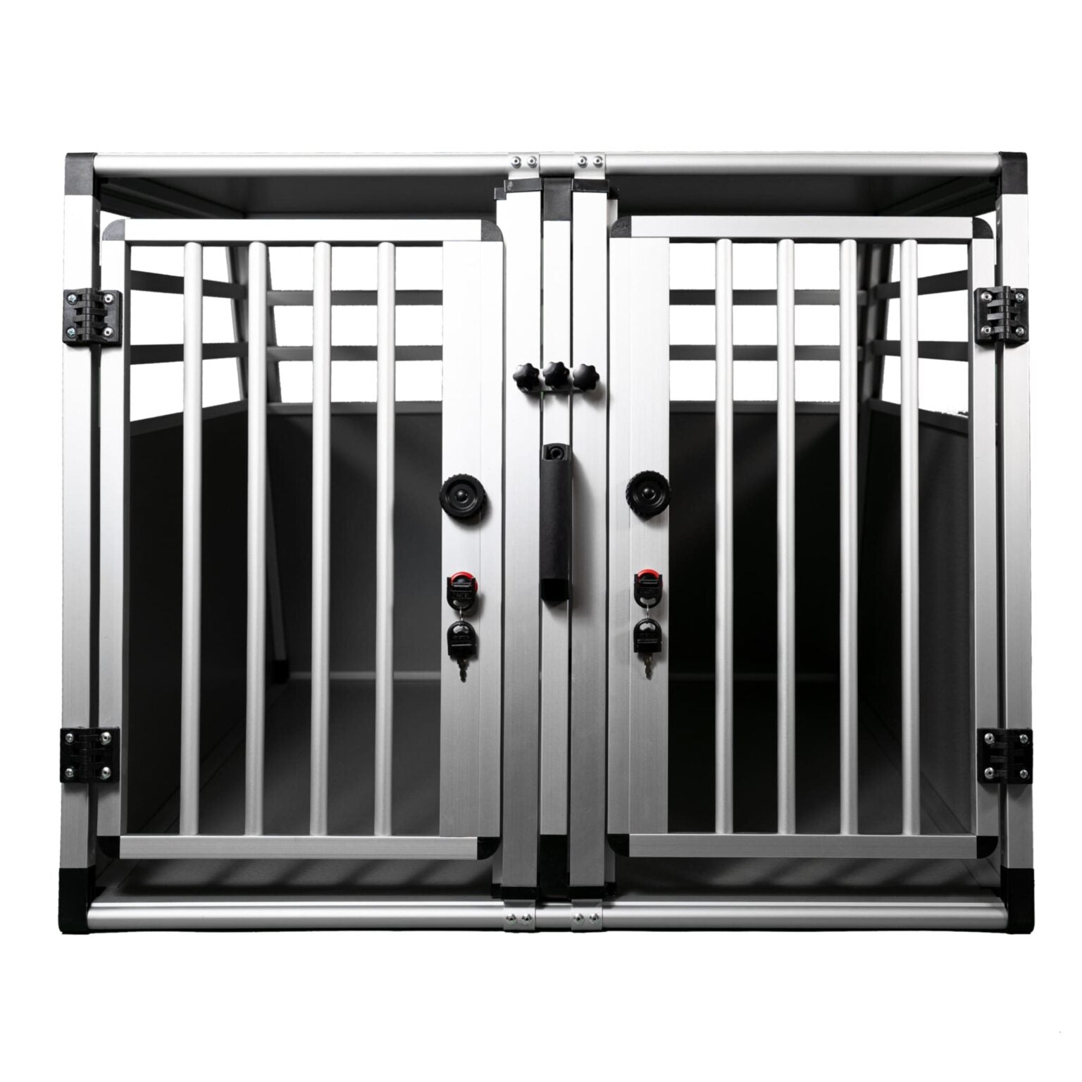 Hundebox_Doppelbox_Ansicht_von_Vorne