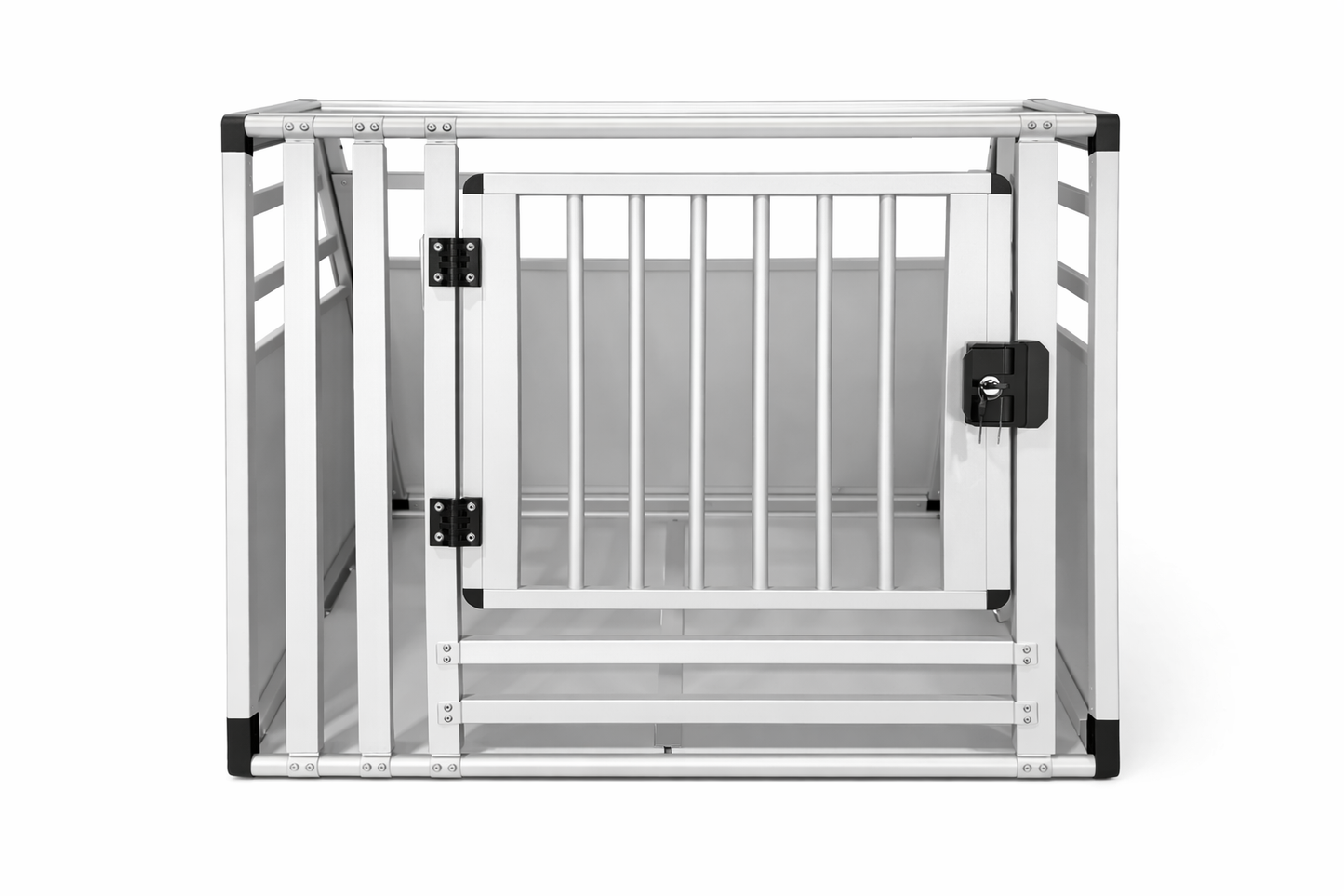 Hundeversum Hundebox Einzelbox Aluminium PLUS (Versperrbar)